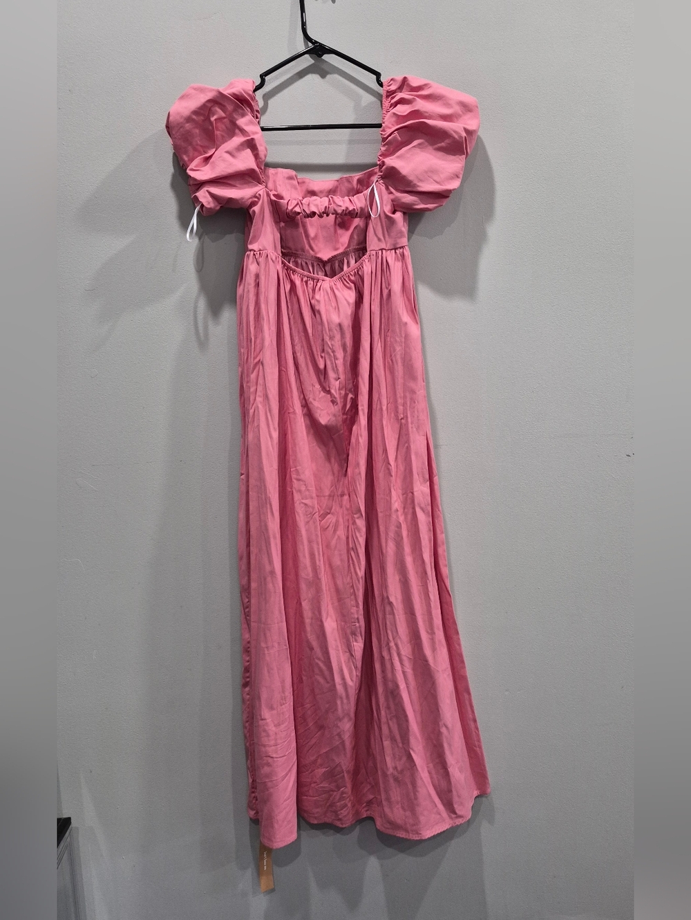 Reformation Aurelia Dress In Ladies Room Pink - Picture 7 of 9